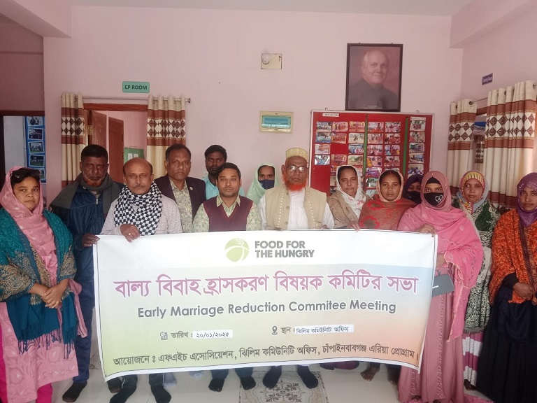 চাঁপাইনবাবগঞ্জে বাল্যবিয়ে প্রতিরোধে সভা